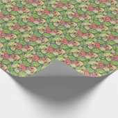 Exotische Oerwouden bladeren en olifanten Cadeaupapier (Hoek)