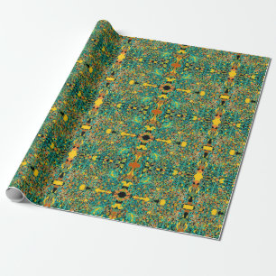 exotische of sari-achtige vormgeving lijkt op oerw cadeaupapier