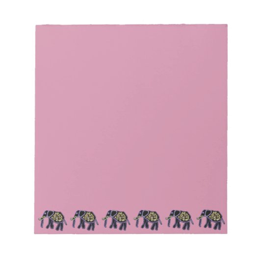 Exotische olifant notitieblok (Voorkant)