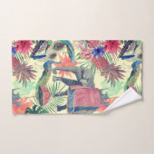 Exotische olifant Peacock  Handdoek (Handdoek)