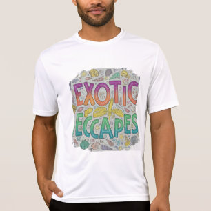 Exotische ontsnappingen t-shirt