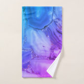 Exotische Paarse marmer Bad Handdoek (Handdoek)