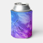 Exotische Paarse marmer Blikjeskoeler (Blikje Achterkant)