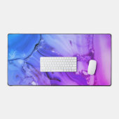 Exotische Paarse marmer Bureaumat (Keyboard & Muis)