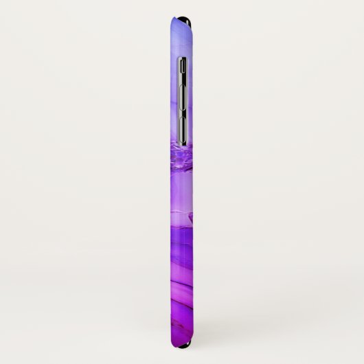 Exotische Paarse marmer Case-Mate iPhone Case (Achterkant/links)