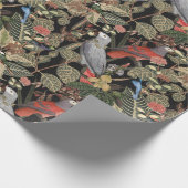 Exotische parrots cadeaupapier (Hoek)