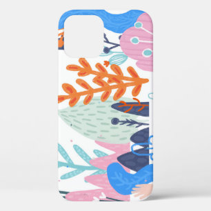 Exotische Planten: helder naadloos patroon iPhone 12 Hoesje