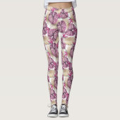 Exotische planten leggings (Voorkant)
