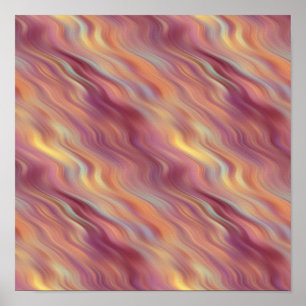 Exotische Plumeria Golvende Textuur Poster