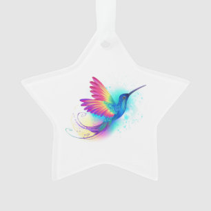 Exotische Regenboog Kolibrie Ornament