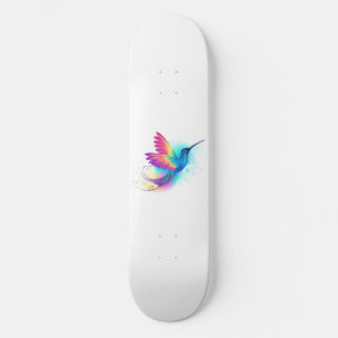 Exotische Regenboog Kolibrie Skateboard
