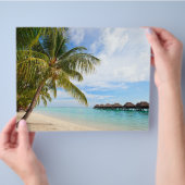 Exotische resort flyer (Hand)