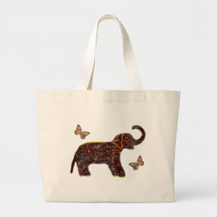 Exotische Roos Grote Tote Bag