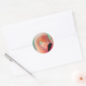 Exotische roze flamingo vogel Stickers (Envelop)
