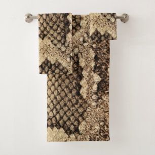 Exotische slang huid dier print patroon modern vet bad handdoek