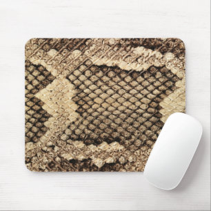 Exotische slang huid dier print patroon modern vet muismat