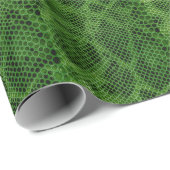Exotische Snake Huidachtergrond Cadeaupapier (Rol Hoek)