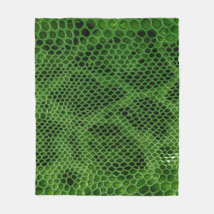 Exotische Snake Huidachtergrond Fleece Deken