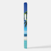 Exotische strandwerend kussens iPhone hoesje (Rechterkant)