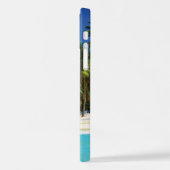 Exotische strandwerend kussens iPhone hoesje (Linkerkant)