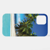 Exotische strandwerend kussens iPhone hoesje (Achterkant horizontaal)