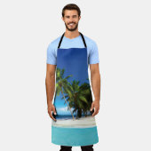 Exotische strandwerend kussens schort (Gedragen)