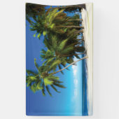 Exotische strandwerend kussens spandoek (Verticaal)