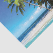 Exotische strandwerend kussens tissuepapier (Detail)