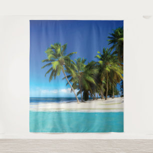 Exotische strandwerend kussens wandkleed