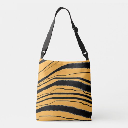 EXOTISCHE TIGER AFDRUKKING CROSSBODY TAS (Achterkant)