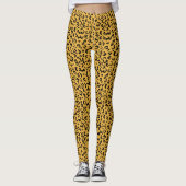 Exotische tijger afdrukken leggings (Voorkant)