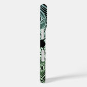 Exotische tribale groene gradiënt Mandala Case-Mate iPhone Case (Achterkant / Rechts)