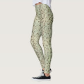 Exotische trillende groene snakeskin leggings (Links)