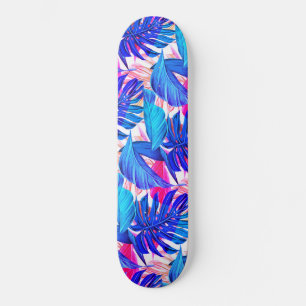 Exotische tropische bladeren - skateboard