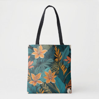 Exotische Tropische Bloemen Draagtas
