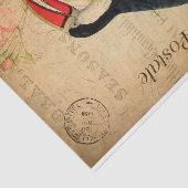  exotische tropische draak vogelgriep Frans Tissuepapier (Detail)