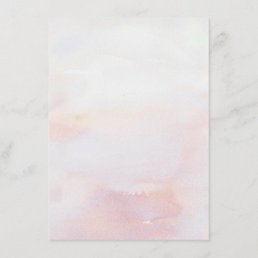 Exotische tropische strand bruiloft informatie gas informatiekaartje (Achterkant)