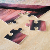 Exotische tropische strandpuzzel legpuzzel (Zijkant)