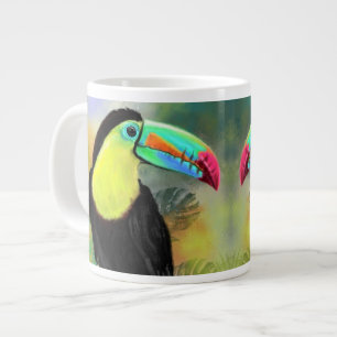 Exotische Tropische Toco Toucan Bird Coffee Mok