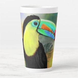 Exotische tropische Toco Toucan-vogel - Schilderen Latte Mok