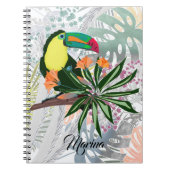 Exotische tropische vogelkleurige Hawaï-natuur Notitieboek (Voorkant)