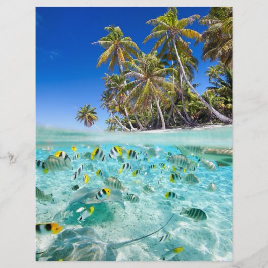 Exotische vakanties flyer (Voorkant)