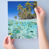 Exotische vakanties flyer (Hand)