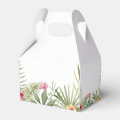 Exotische varens en bloemen bedankdoosjes (Achterkant)