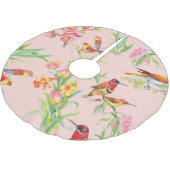 Exotische vogels:  bloemnaadloos. kerstboom rok (Gekanteld)