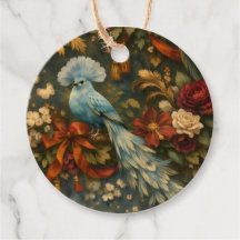 Exotische Vogels Fantasie Antieke Botanische