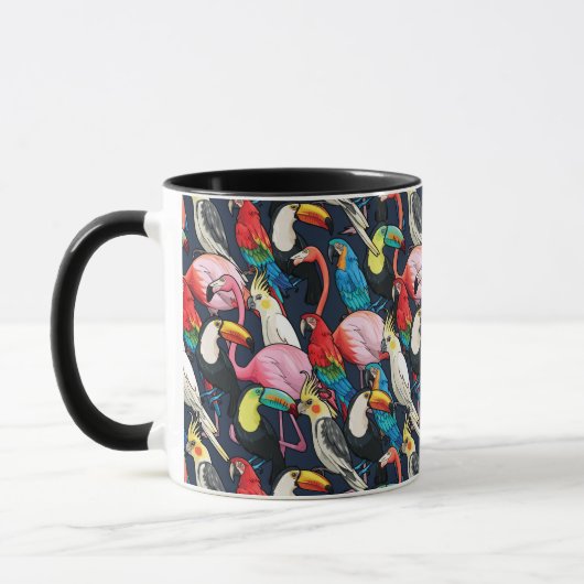 Exotische vogels mok (Links)