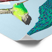 Exotische vogels poster (Hoek)