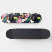 Exotische vogels skateboard (Horizontaal)