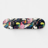 Exotische vogels skateboard (Horizontaal)